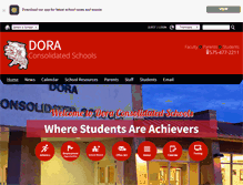 Tablet Screenshot of doraschools.com